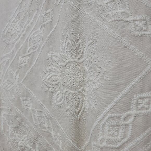 Sigrid Olsen Lightweight Jacket S Beige Boho Lagenlook Coastal Grandma 589 - Picture 5 of 12